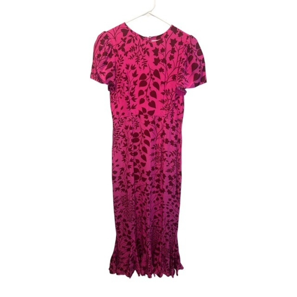 Rhode Lulani Caledonia Magic Floral Ruffle Hem Maxi Dress NEW Size 2